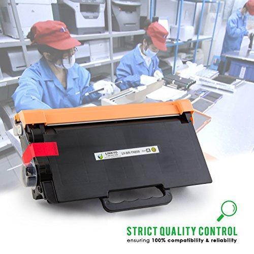 LINKYO Replacement for Brother TN850 TN-850 TN820 Toner Cartridge (Black, High Yield, 2-Pack)