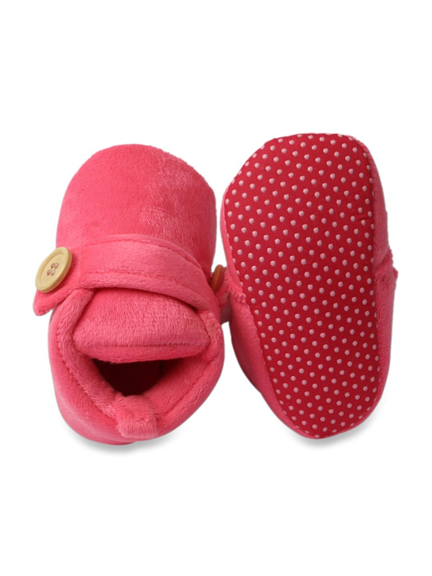 Tiny Bugs Kids Pink Booties