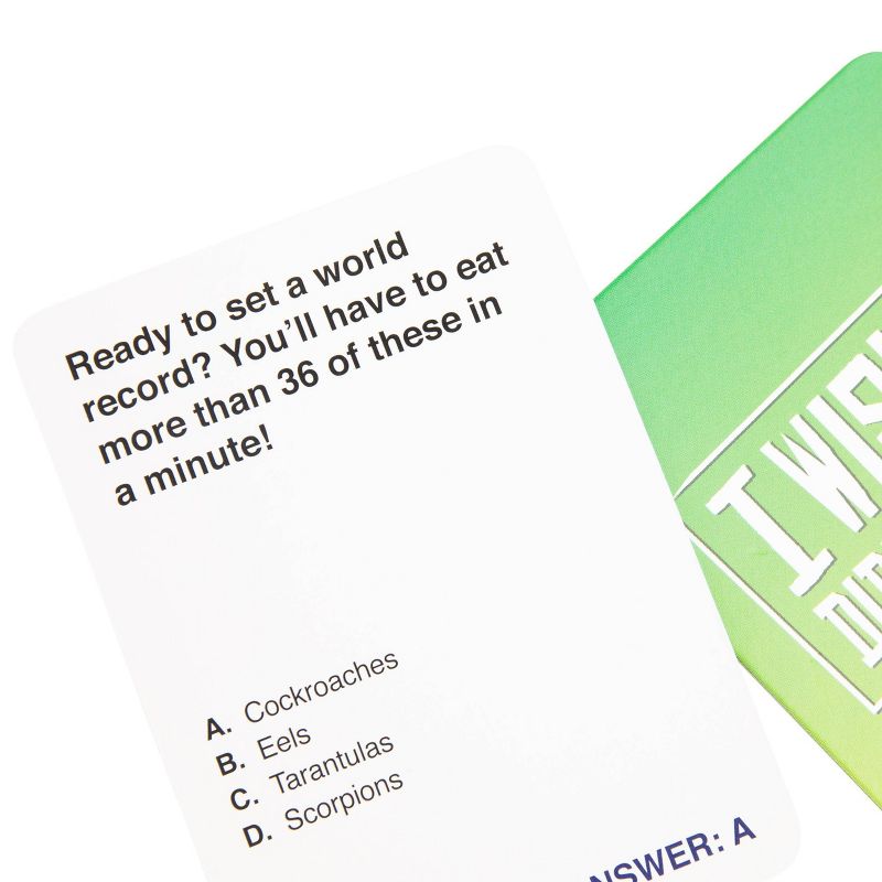 I Wish I Didn't Know! Family Edition Trivia Game by What Do You Meme? Family