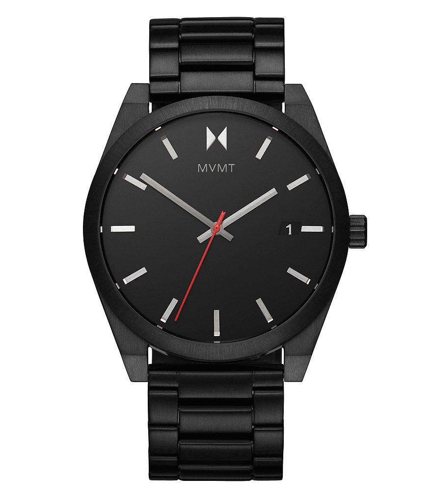 MVMT Element Ash Black Stainless Steel Bracelet Watch