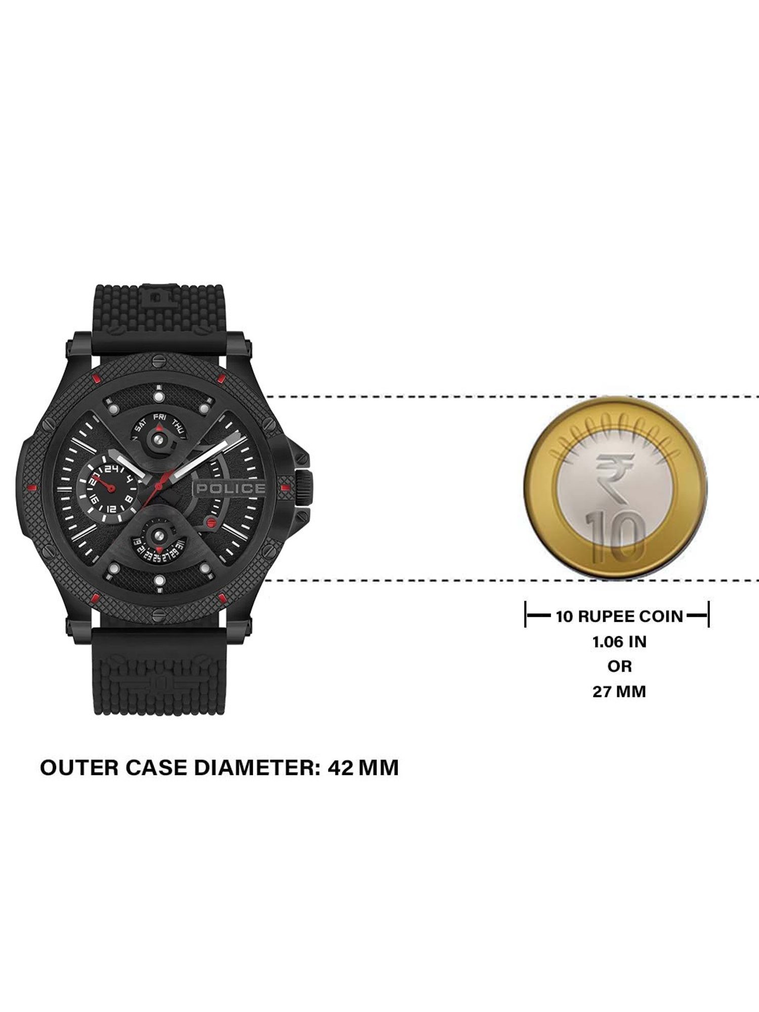 Police PLPEWJQ2110551 Analog Watch for Men