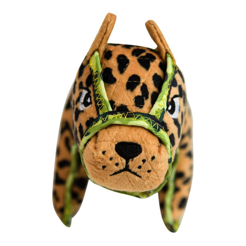 Outward Hound Xtreme Seamz Leopard Dog Toy - Tan - M