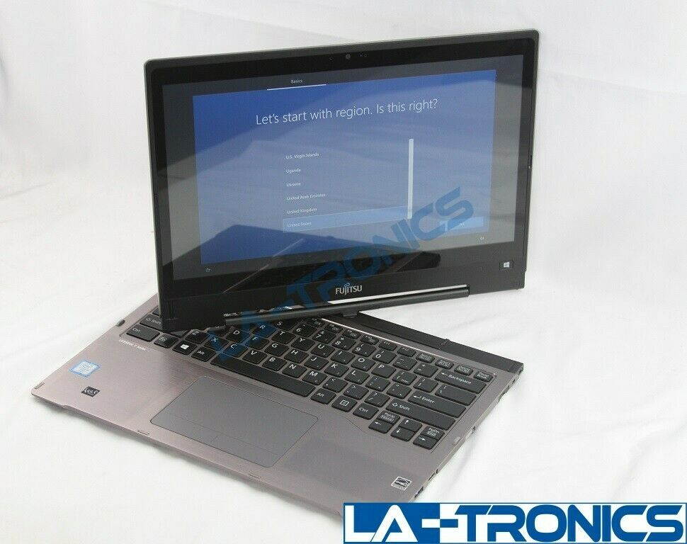 Fujitsu 12.5" Lifbook T935 i5-5200U 2.20 GHZ 4GB 128GB SSD Windows 10 Pro *READ* ( Charger not included )