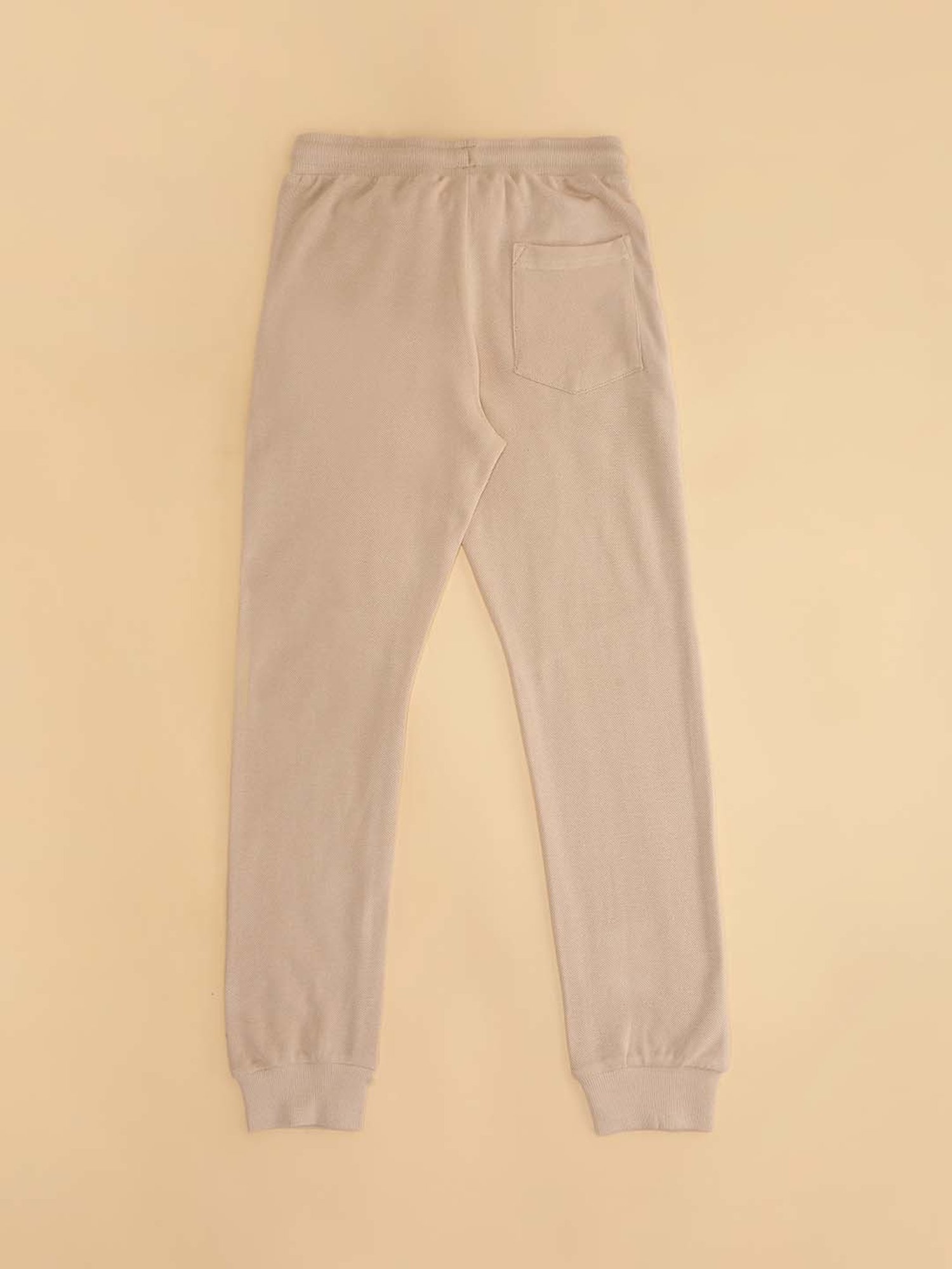 Pantaloons Junior Khaki Cotton Printed Joggers