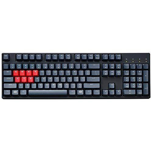 Cooler Master MasterKeys L PBT- Full Size Gaming Mechanical Keyboard, Cherry MX Red Switches, Thick 1.5mm PBT Keycaps