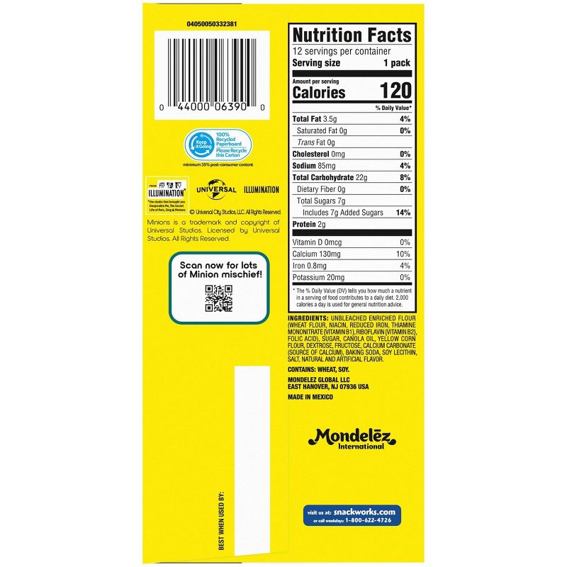 Nabisco Minions Cookies - 12oz