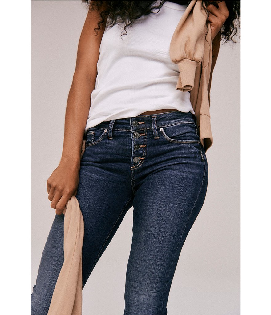 Silver Jeans Co. Suki Mid Rise Slim Bootcut Jeans