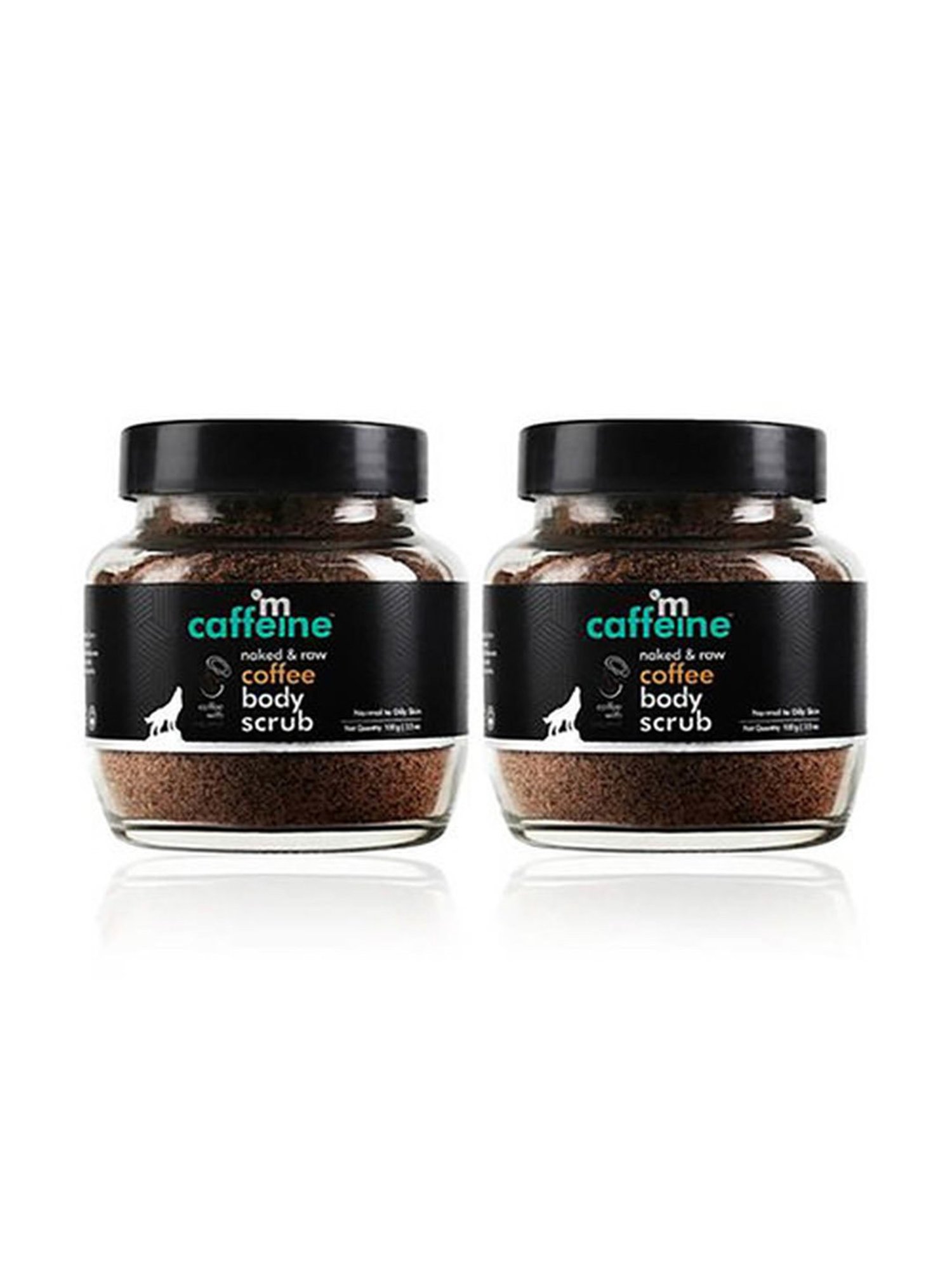 mCaffeine Exfoliate & Remove Tan Coffee Body Scrub (Pack of 2)