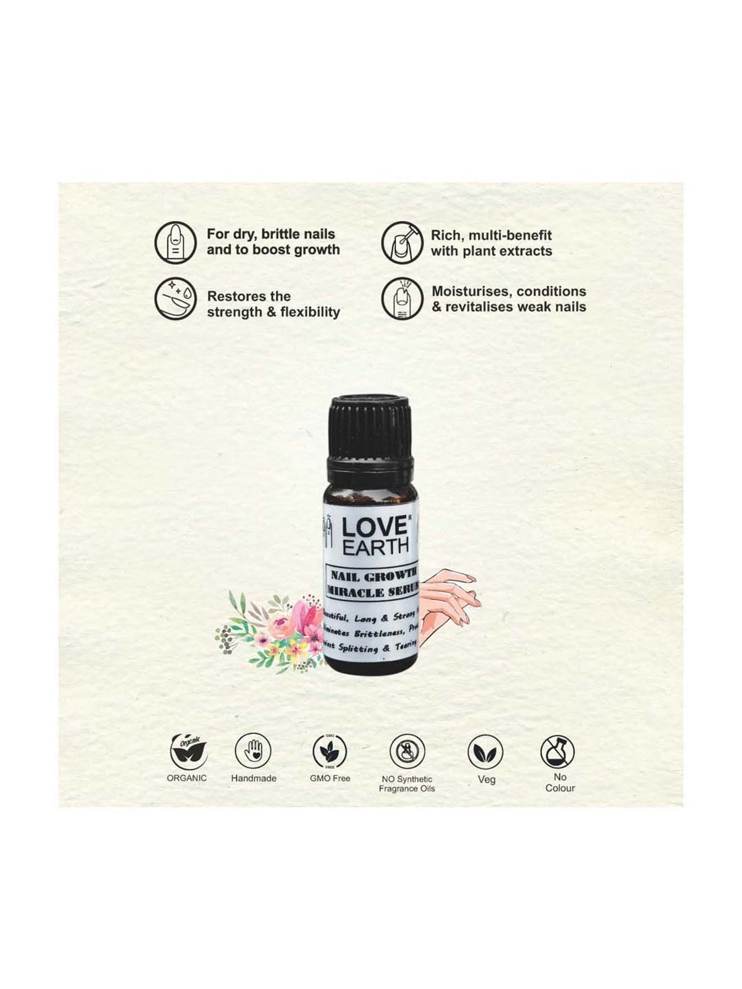 Love Earth Nail Growth Serum - 10 ml