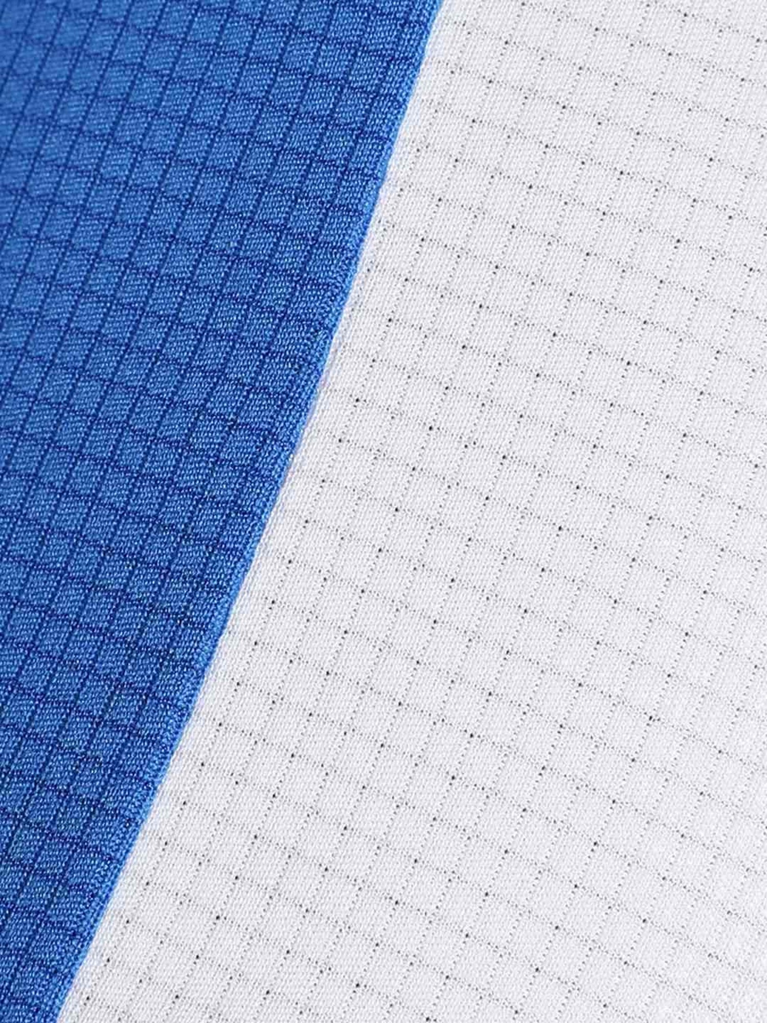 Puma Team Power Blue-Puma White Regular Fit Colour Block Sports T-Shirt