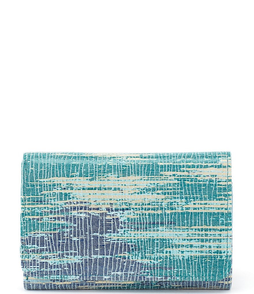 HOBO Cracked Glass Collection Jill Snap Trifold Wallet