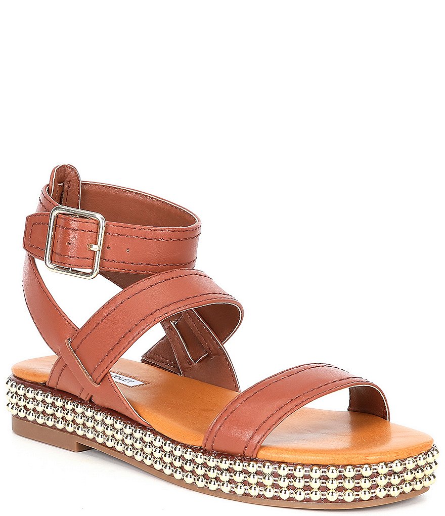Chelsea & Violet Dax Ankle Strap Chain Flatform Sandals