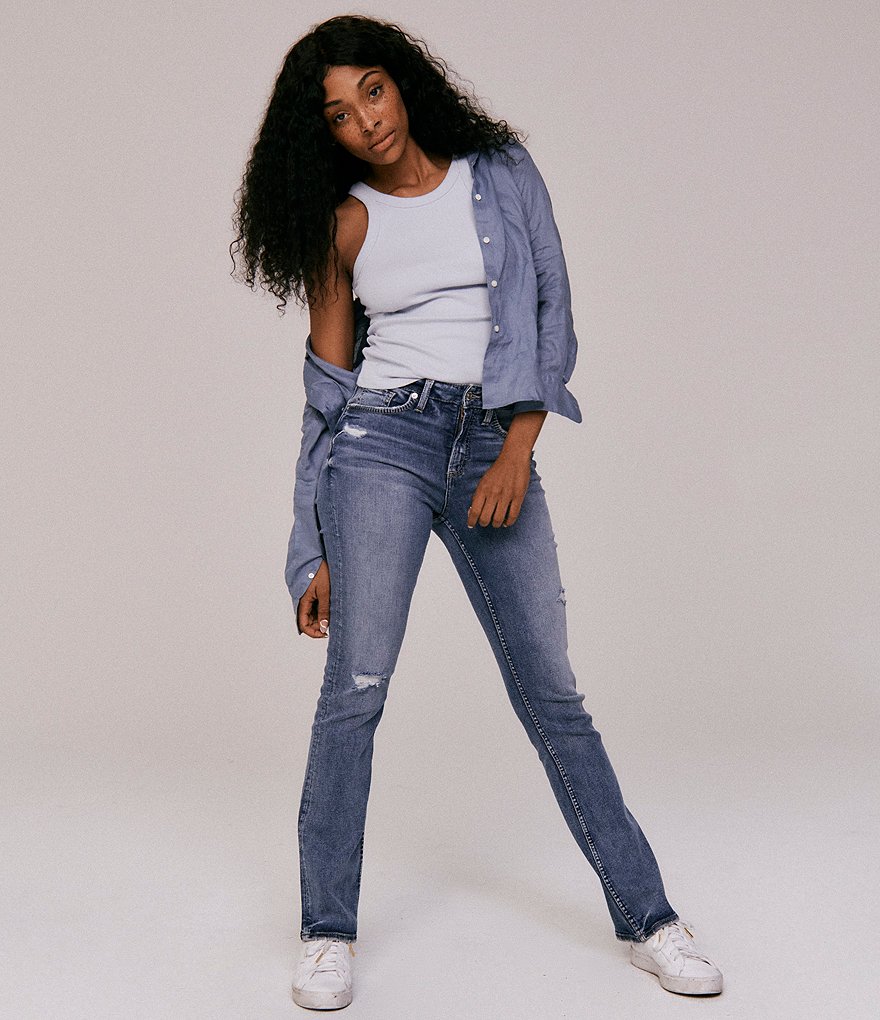 Miss Me Embroidered Floral Pocket Bootcut Jeans