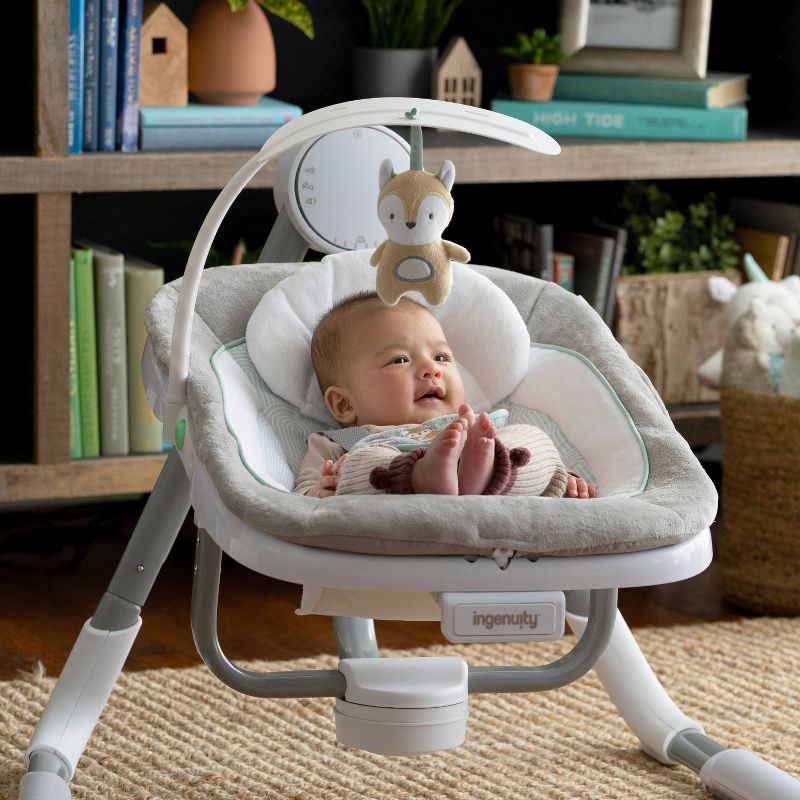Fisher-Price Deluxe Take-Along Swing & Seat - Falling Leaves