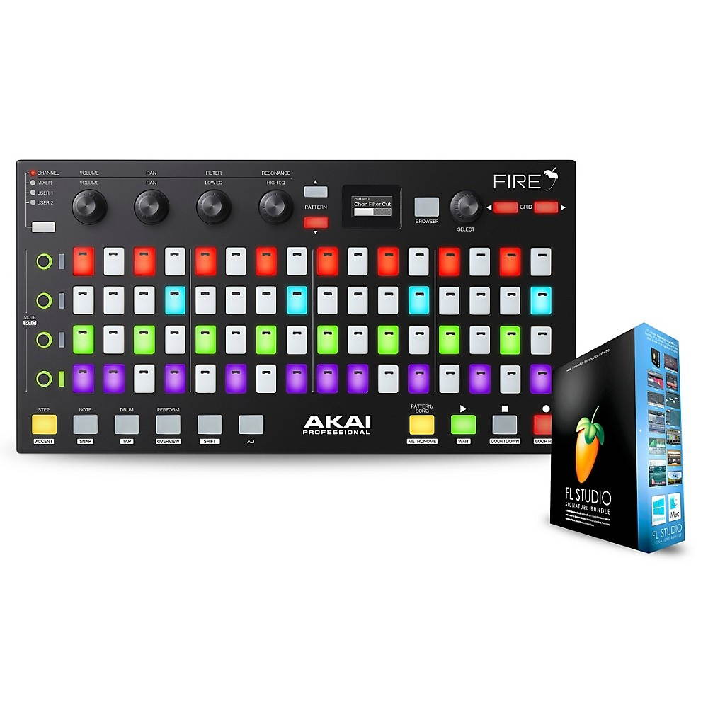 Akai Professional Fire FL Studio Controller with FL Studio Signature Bundle