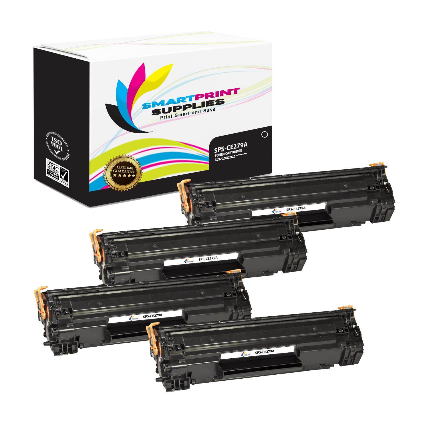 Smart Print Supplies Compatible 79A CF279A Black Toner Cartridge Replacement for HP LaserJet Pro M12A M12W MFP M26A M26NW Printers (1,000 Pages) - 4 Pack