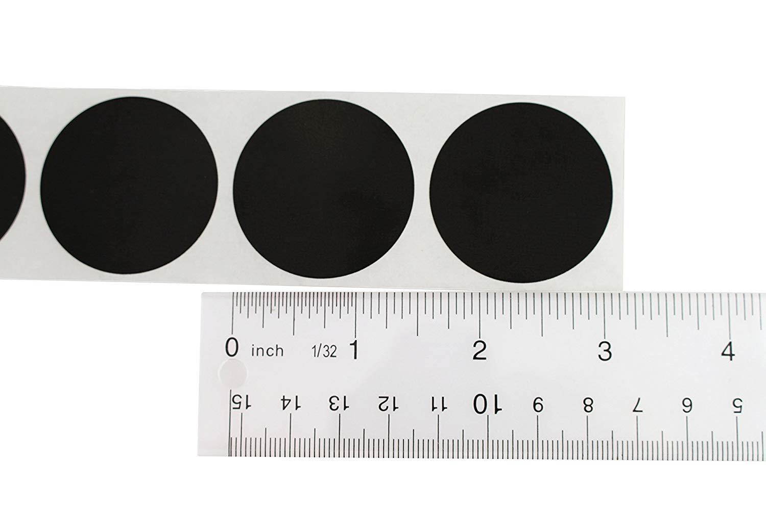 ChromaLabel 1-1/2 inch Color-Code Dot Labels | 500/Dispenser Box (Black)