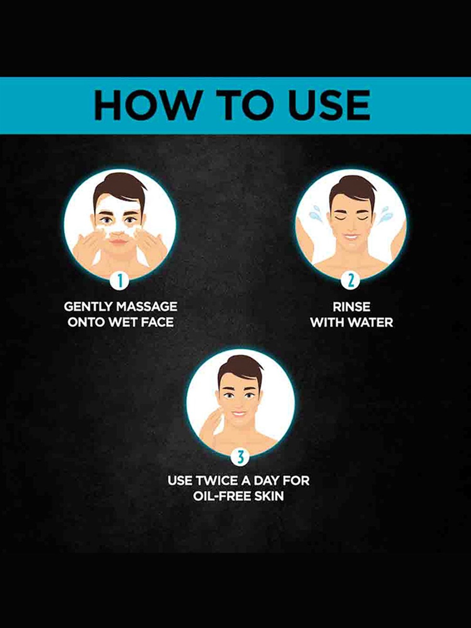 Garnier Men Oil Clear Clay D-Tox Deep Cleansing Icy Face Wash for Oily Skin - 150 gm