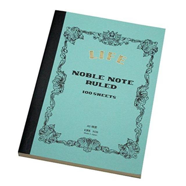 Life Noble Notes Bound On Side Stitched Notebooks: 6 in. x 8 in. (Blue Cover, Lined Pages)
