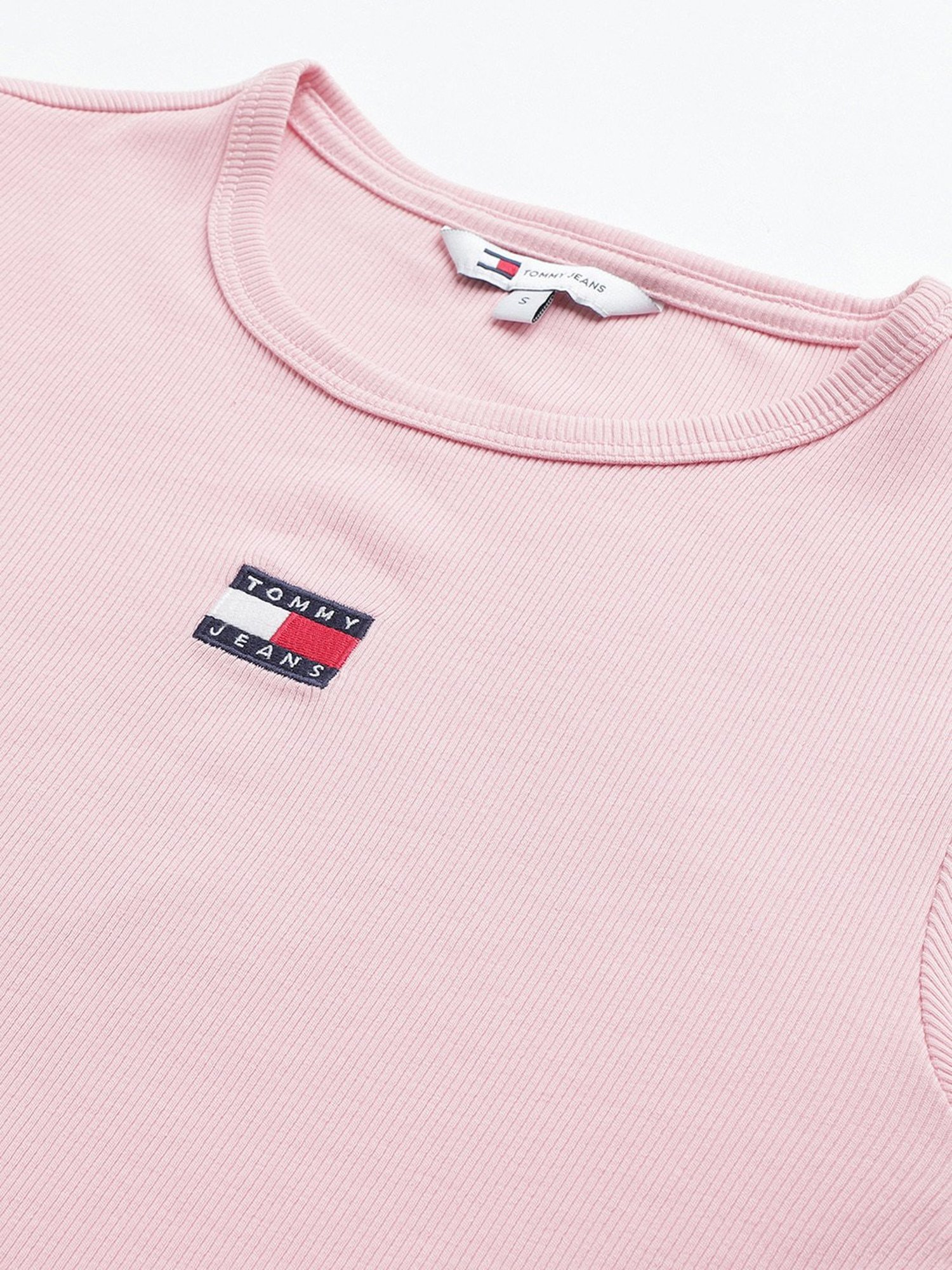 TOMMY HILFIGER Light Pink Slim Fit T-Shirt