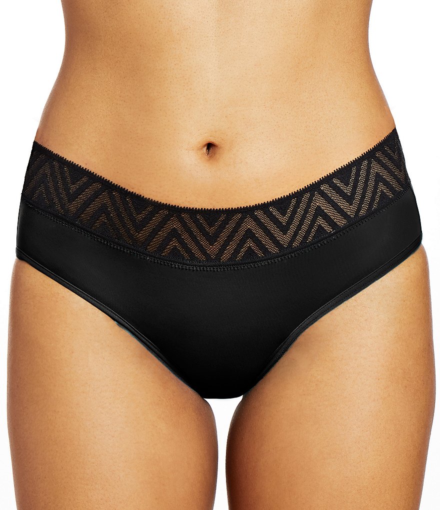 Lyra Assorted Color Cotton Printed Hipster Panties - Pack Of 3