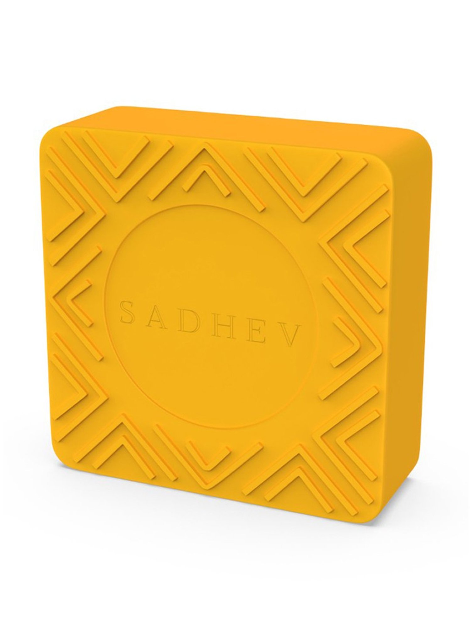 SADHEV The Art Of Ayurveda Turmeric & Mango Kernel Butter Bathing Bar - 125 gm