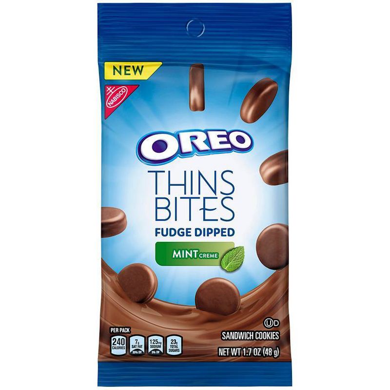 Oreo Thin Bites Mint Creme Sandwich Cookies - 1.7oz