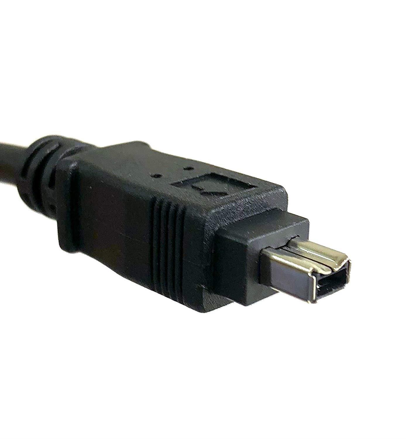 Micro Connectors, Inc. 15 feet Firewire IEEE 1394 6 Pin to 4 Pin Cable (E07-218)