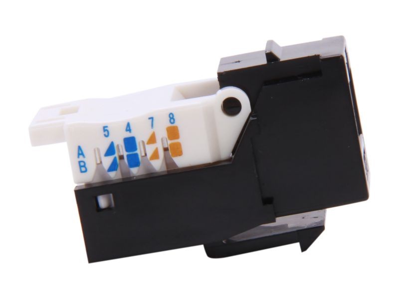 Micro Connectors CAT5 RJ45 Coupler F-F Straight