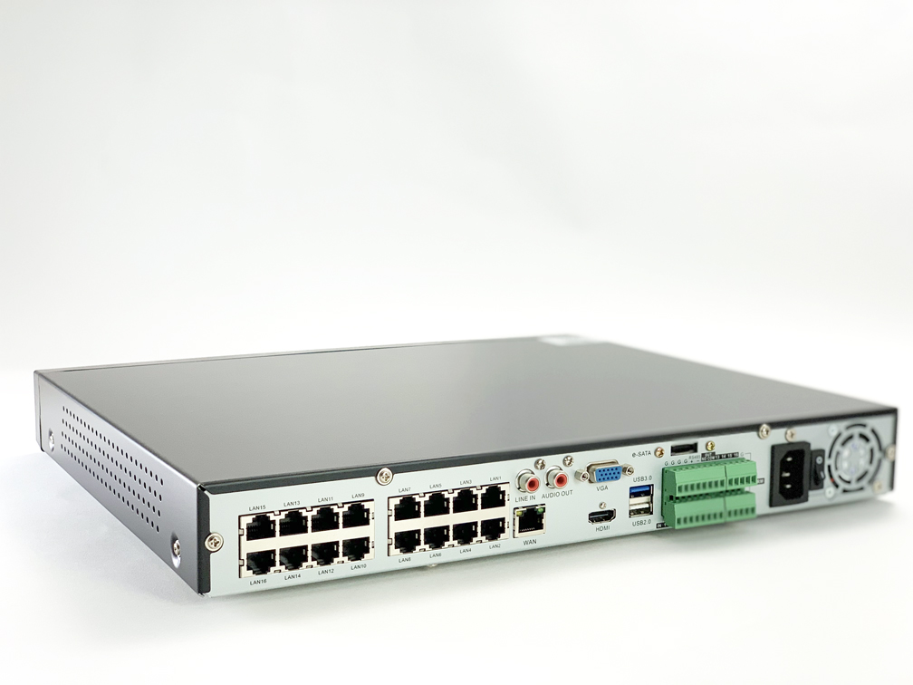 Camius 16 Channel NVR 16 5MP IP PoE Dome Security Camera System with Audi0, Night Vision, wide angle 2.8mm lens, Indoor Outdoor - 2SATA (sold without HDD) 16PP16I