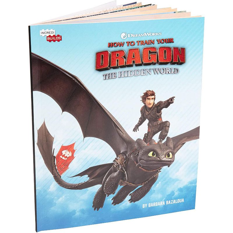 Incredibuilds Dreamworks How to Train Your Dragon Toothless Book & Wood Model Figure Kit