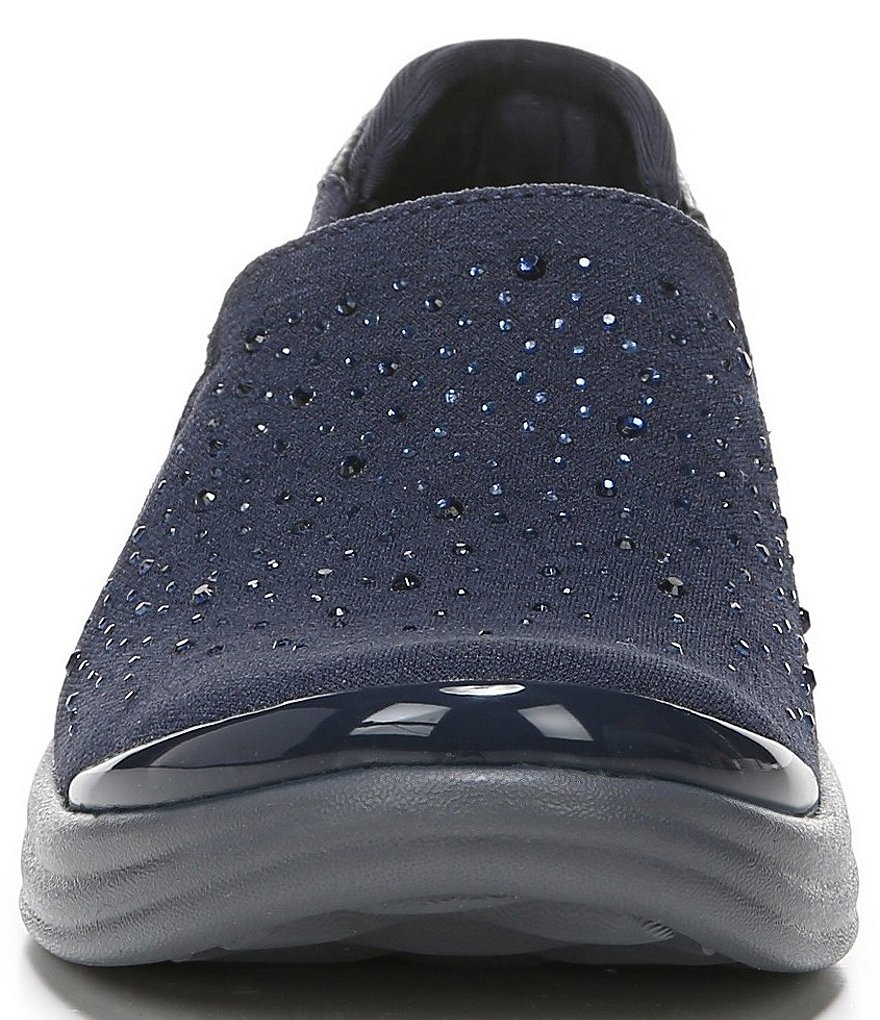 Bzees Poppyseed Rhinestone Slip-On Mesh Washable Shoes