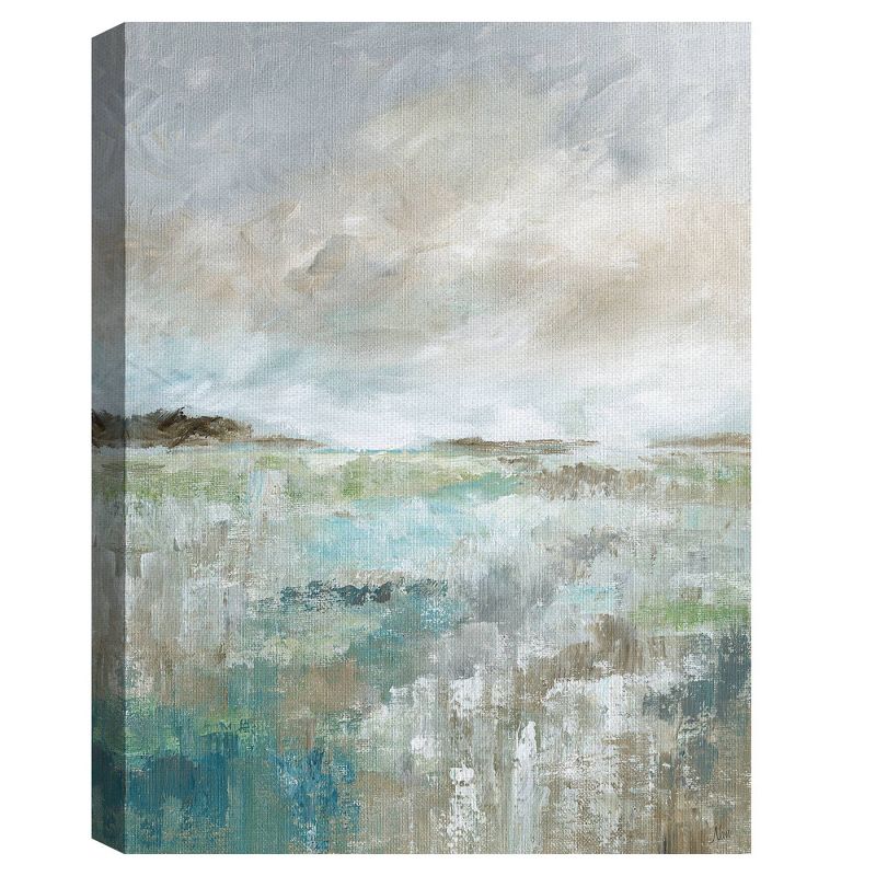 Soft Vista li By Nan Wrapped Unframed Wall Canvas Art - Masterpiece Art Gallery