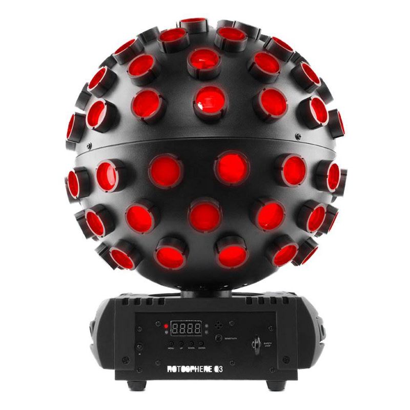 Chauvet DJ Rotosphere Q3 Rotating Mirror Ball RGBW LED Light Effect Simulator