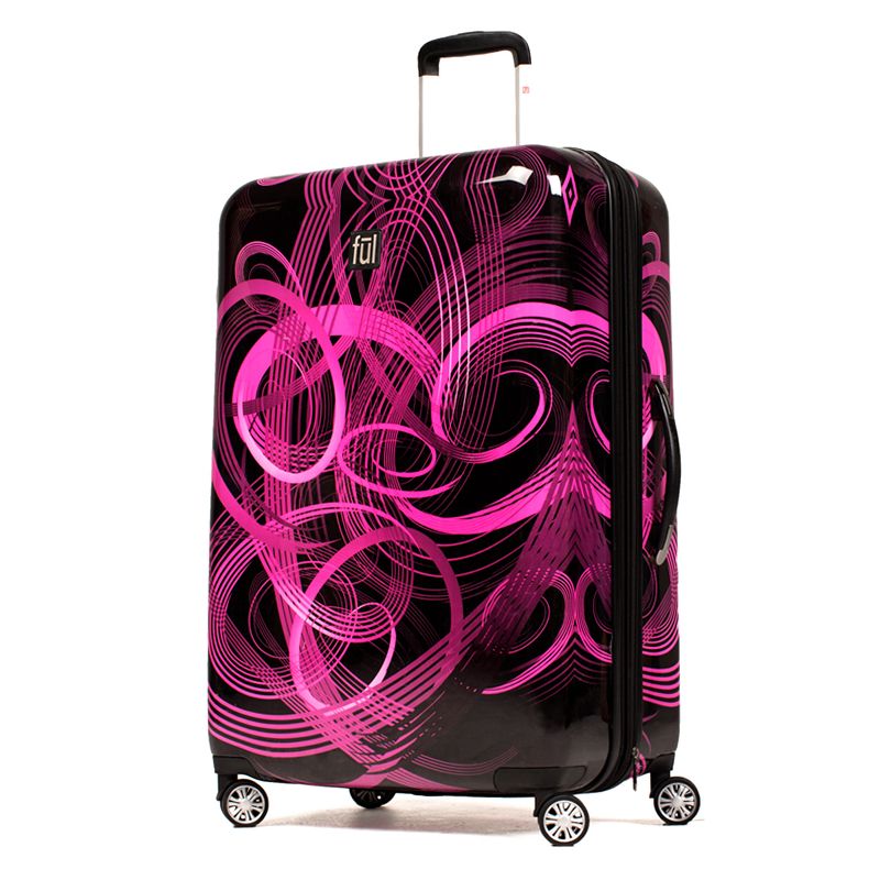 FUL 24" Hardside Spinner Suitcase - Atomic Pink