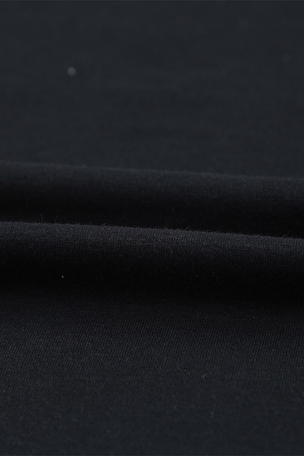 Blank Sweatshirt - Monochrome Plaid Long Sleeves Black Pullover Top Customized