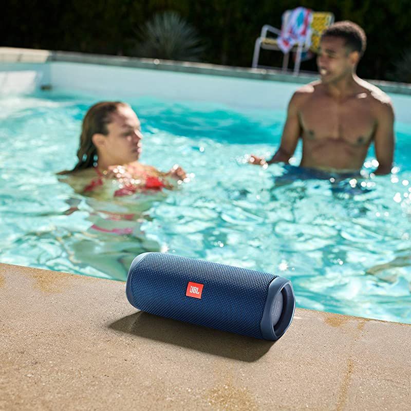 Flip 5 Waterproof Portable Wireless Bluetooth Speaker Bundle Pair Blue