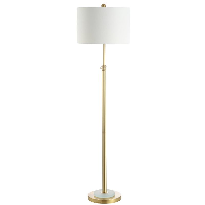 Pierson Floor Lamp (Includes LED Light Bulb) Gold/Frost White - Safavieh