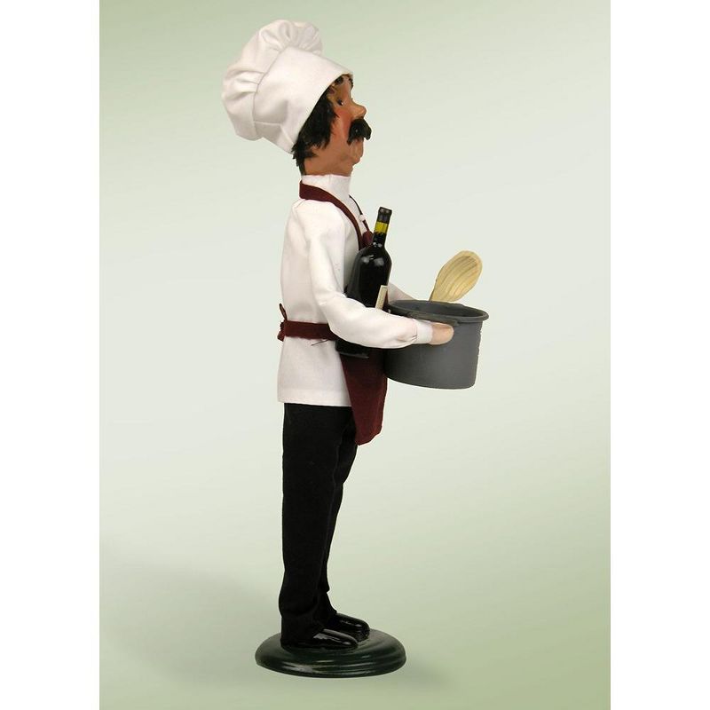 Byers Choice 14" Festive Seasons Kiss the Cook Chef Christmas Figure