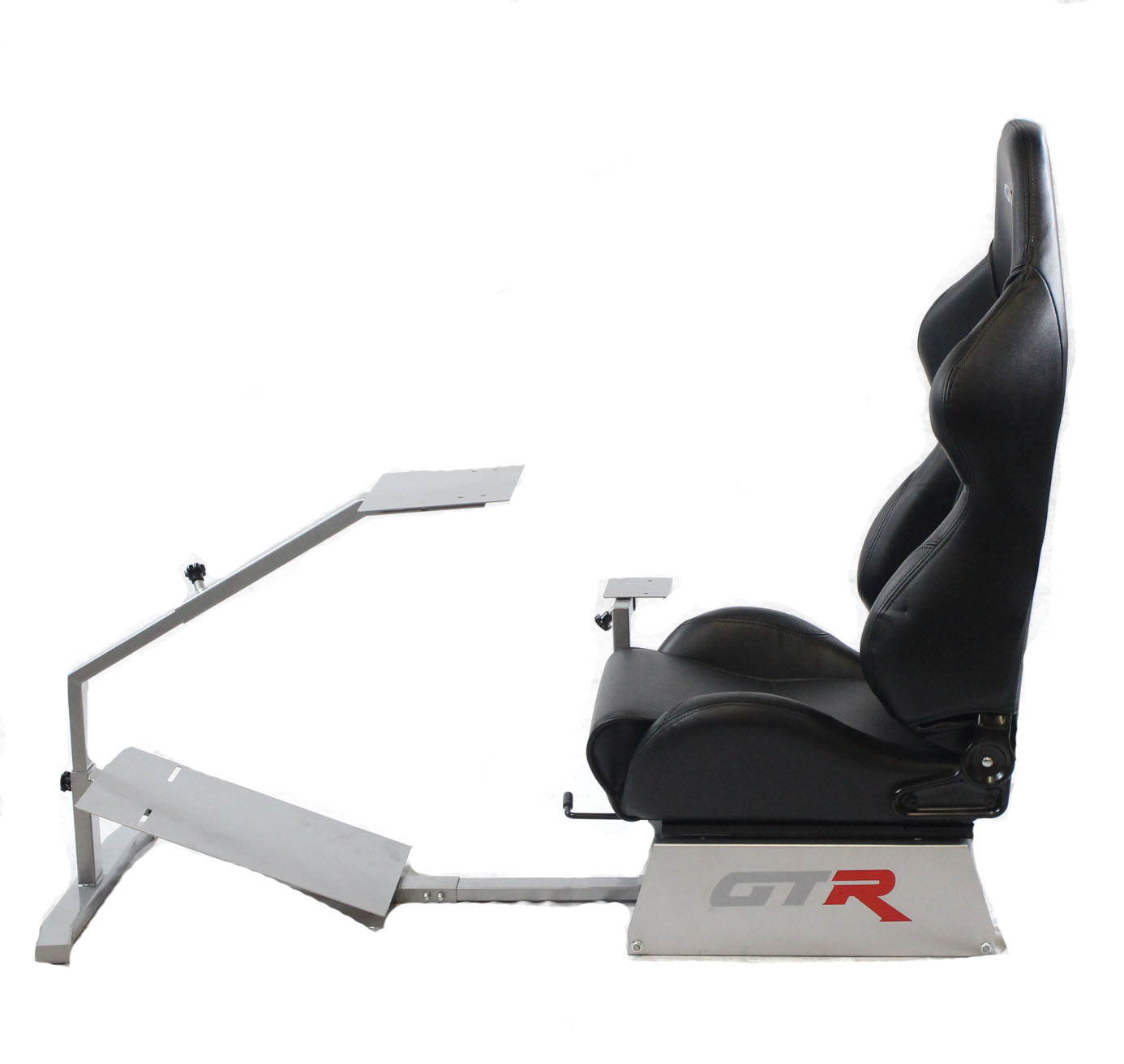 GTR Simulator Touring Model with Real Racing Seat, Driving Simulator Cockpit Gaming Chair with Gear Shifter Mount