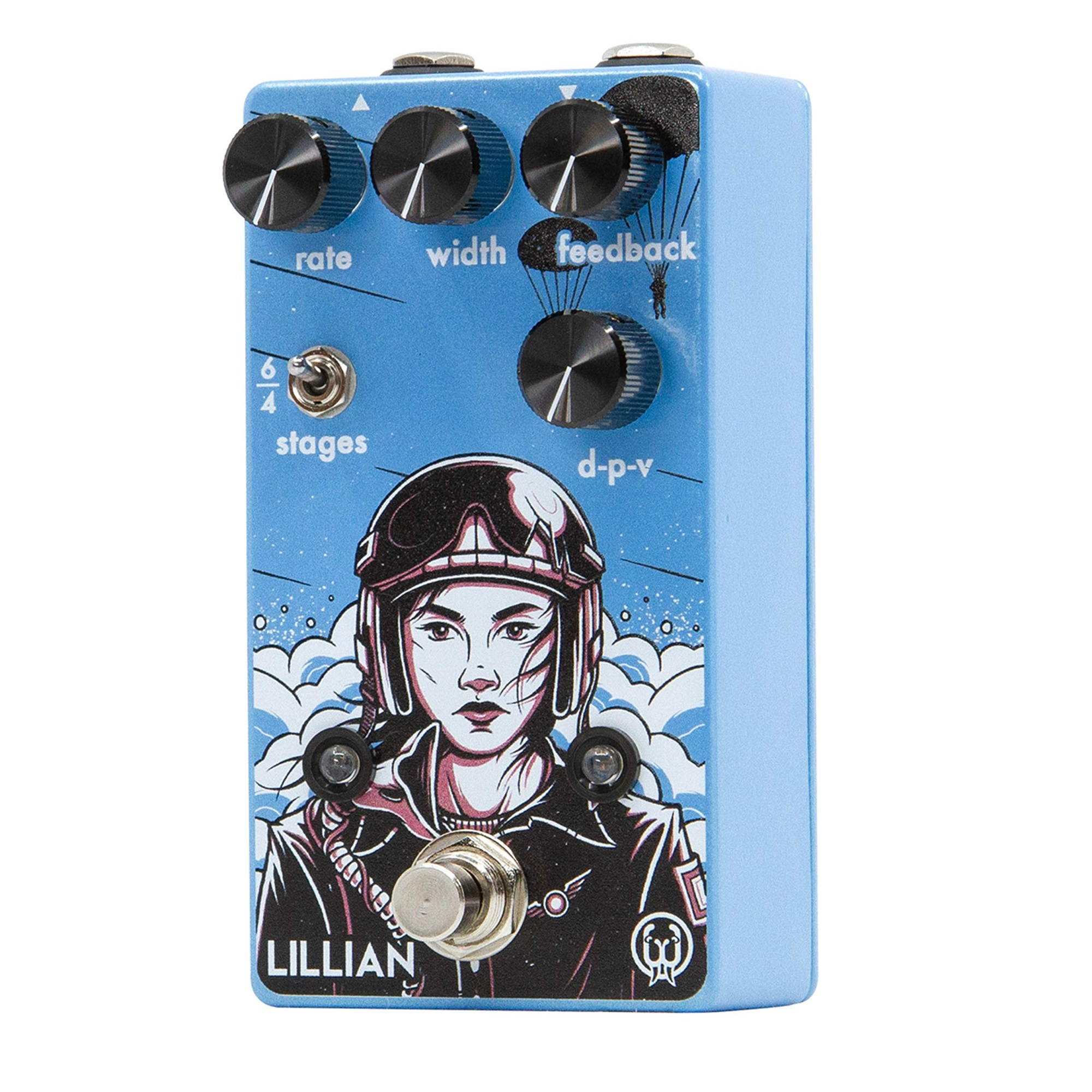 walrus audio lillian multistage analog phaser guitar effects pedal