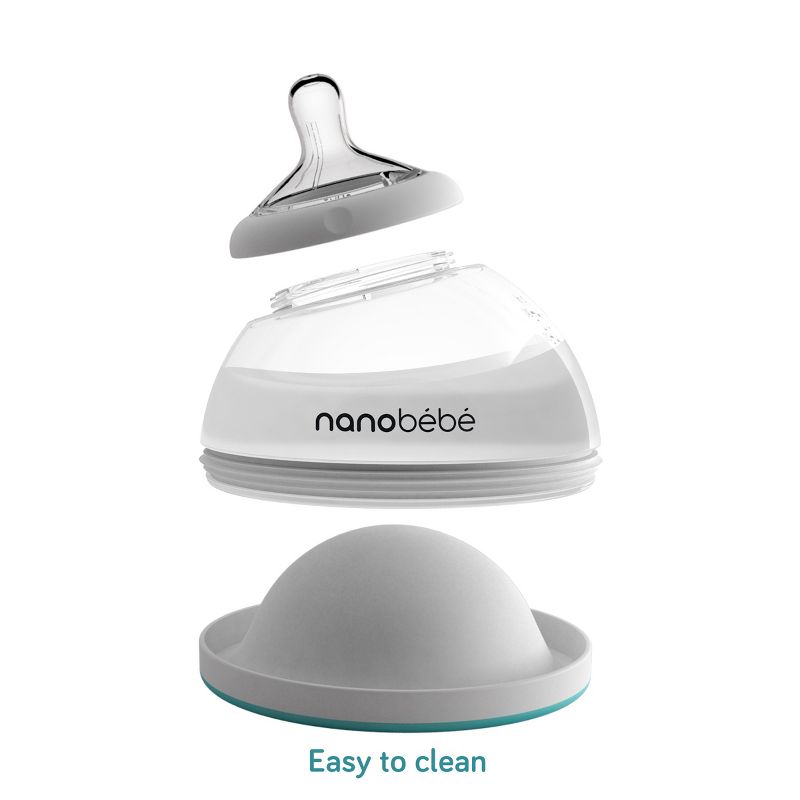 Nanobebe Complete Newborn Baby Bottle Gift Set & Accessories - Teal