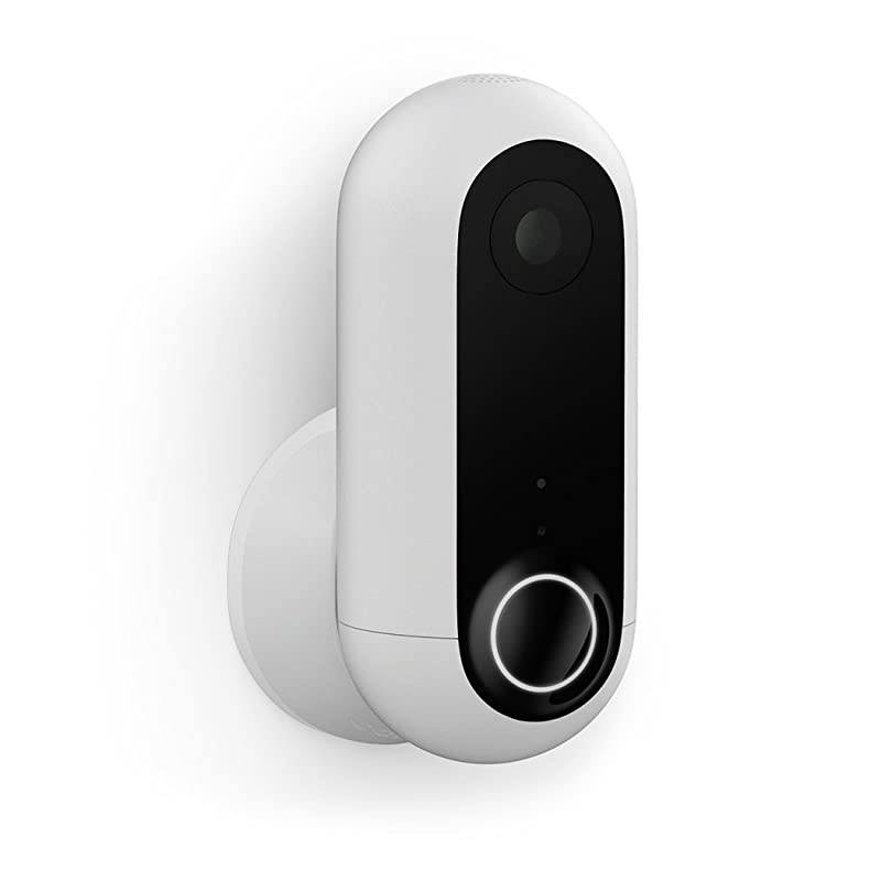 Flex Outdoor Indoor Home Security Camera with Premium Service (1 YR FREE Incl.) | Weatherproof, Wire-free or Plugged in, 2-Way Talk, 30-Day Video Cloud