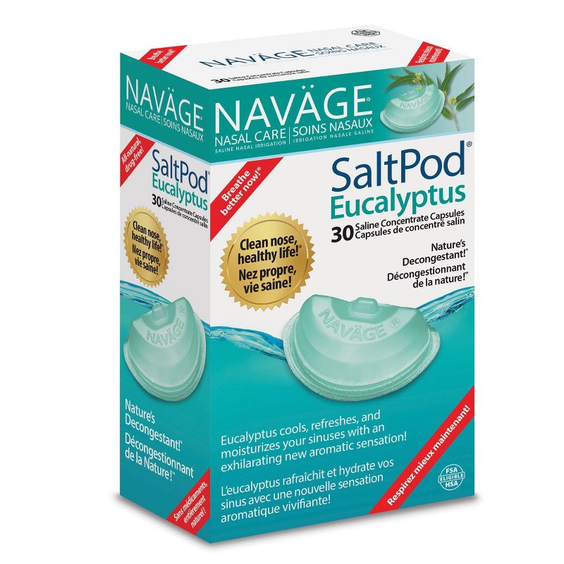 Navage Nasal Care Salt Pod - Eucalyptus - 30pk
