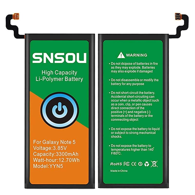 3300mAh Galaxy Note 5 Battery Replacement Kit for Samsung Galaxy Note 5 with Repair Tool Kit