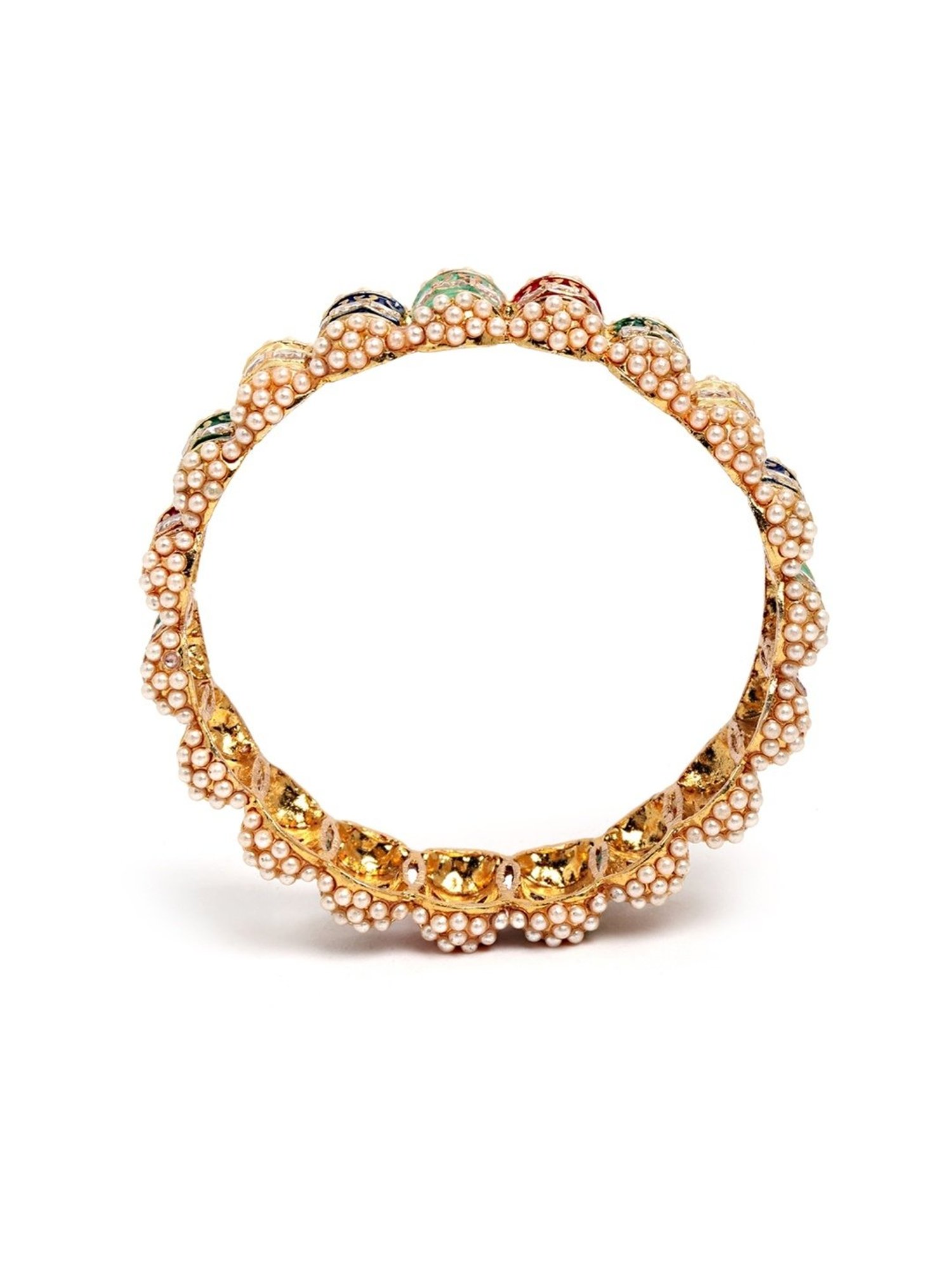 Bold by Priyaasi Trishul Rudraksh Silver-Plated Bracelet for Men