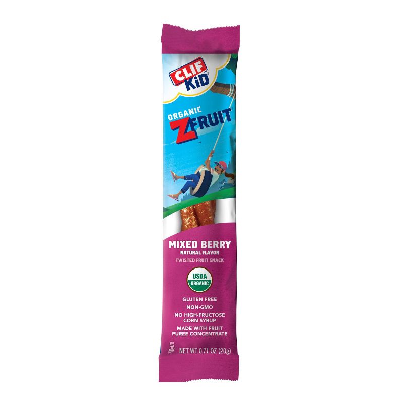 Clif Kid Organic ZFruit Rope Mixed Berry - 12.78oz/18ct