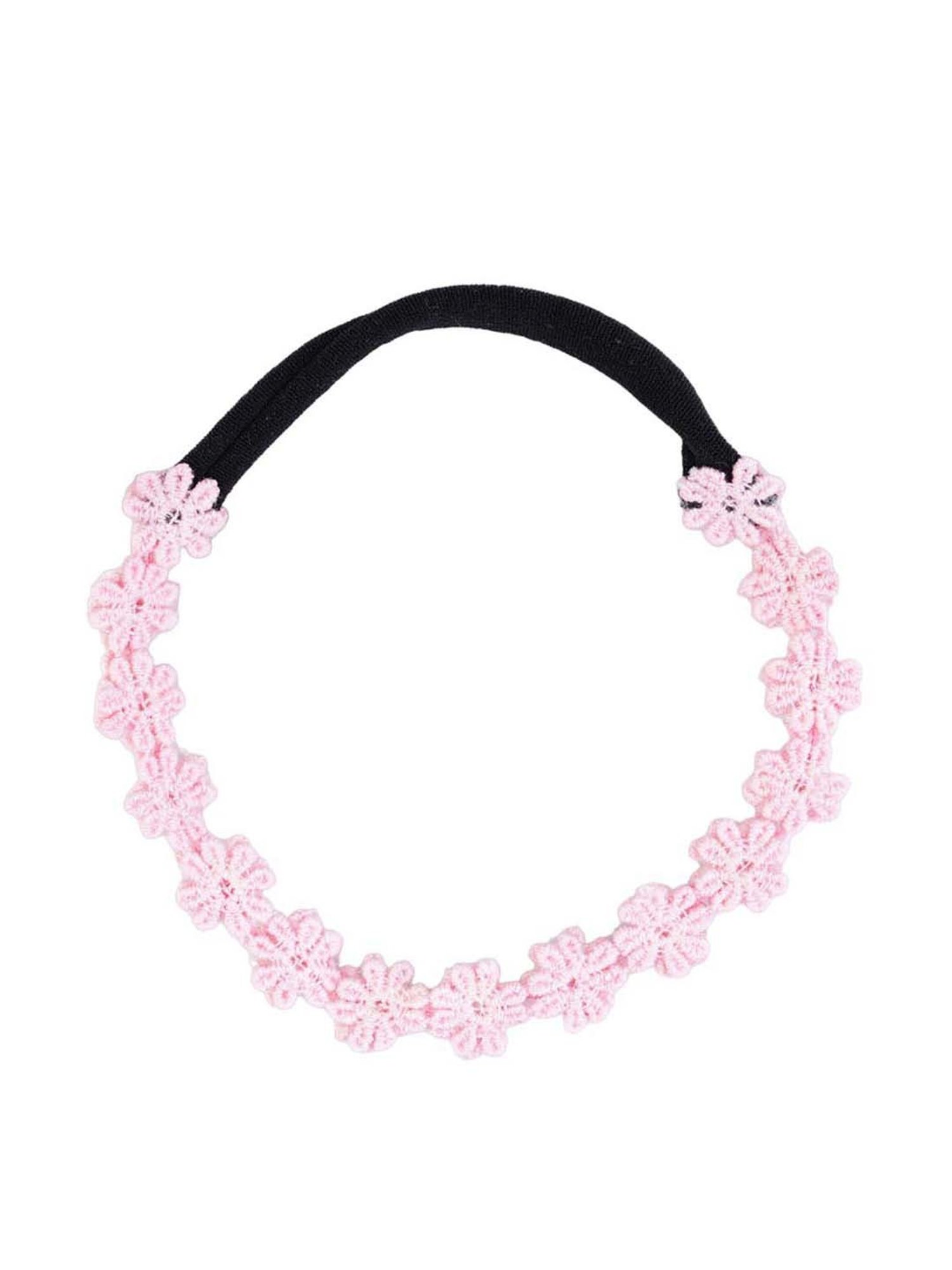 Choko Pink Embellished Hair Band