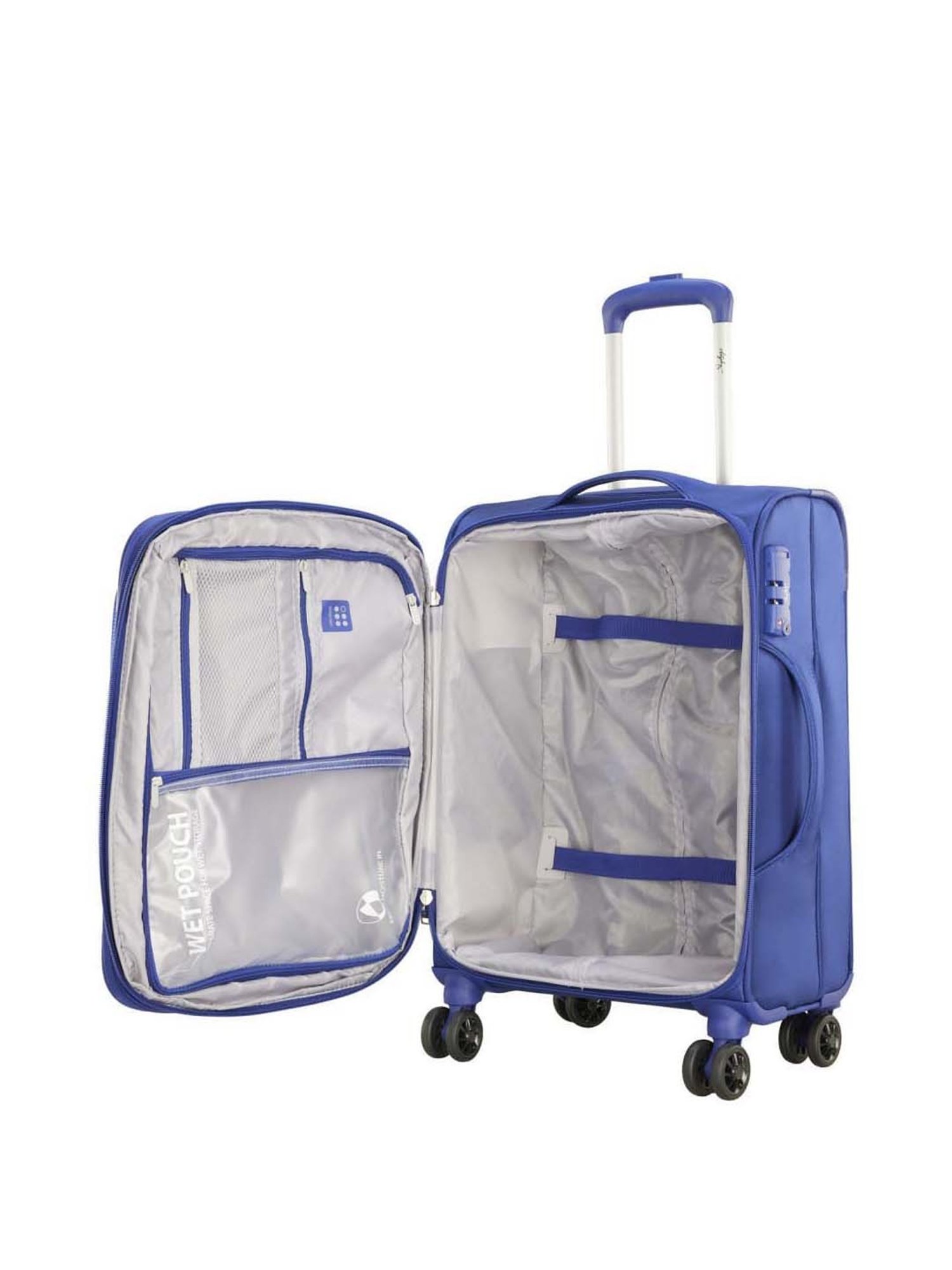Skybags Blue Small Soft Cabin Trolley - 41 cm