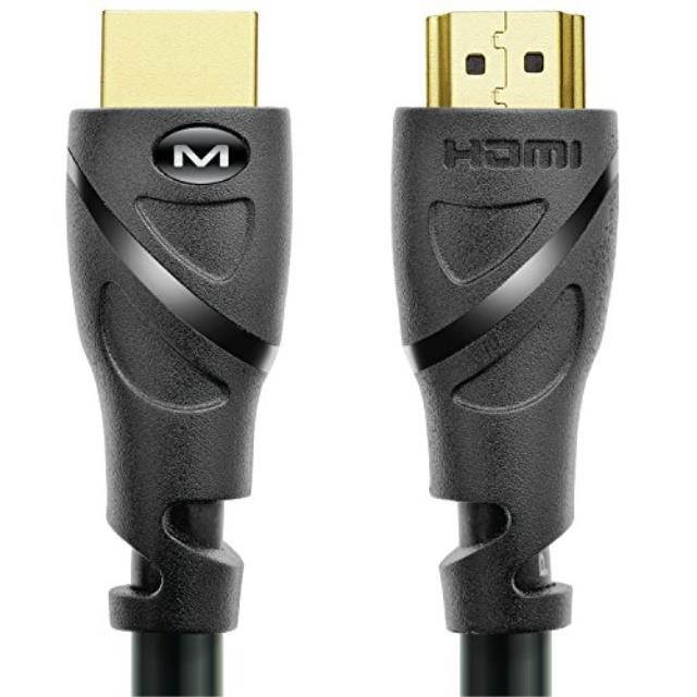 Mediabridge HDMI Cable (50 Feet) Supports 4K@30Hz, High Speed, Hand-Tested, Audio Return Channel